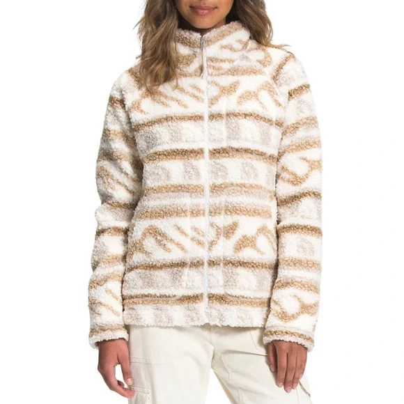 The North Face Women's Printed Ridge Fleece Full-Zip Jacket GDWTNFMTFRLLPRT - Picture 1 of 13